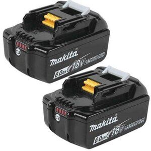 2PACK New Makita BL1860B-2 18v 6.0ah LXT Li-Ion Tool Power Battery